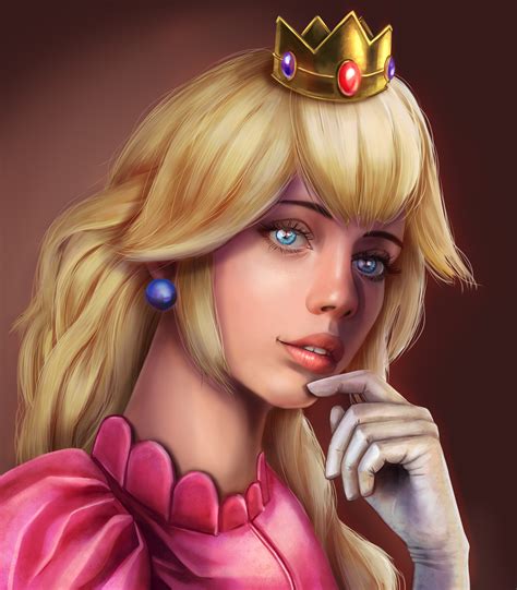 princess peach cartoon|princess peach realistic drawing.